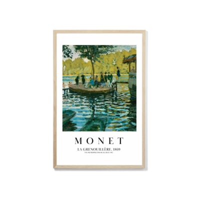 Art Decor Claude Monet Bain à la Grenouillère