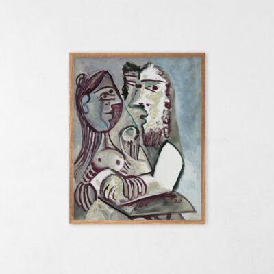 Art Print Homme et Femme Pablo Picasso 1971