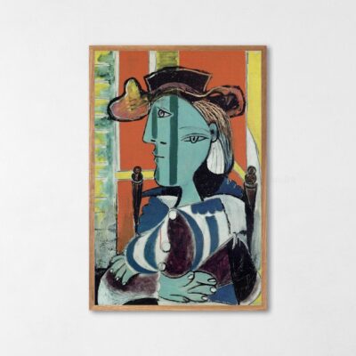 Art Print Seated Woman with Folded Arms by Pablo Picasso Poster