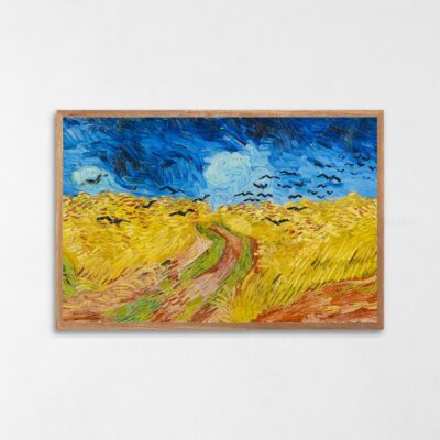 Art Print Wheatfield With Crows Van Gogh 1890 Poster