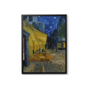 Cafe Terrace at Night Print Poster