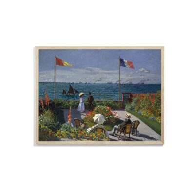 Garden at Sainte-Adresse Claude Monet Poster Print