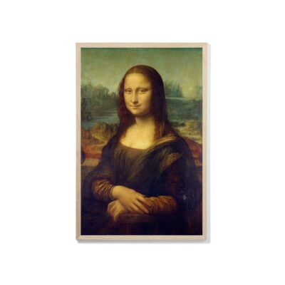 Mona Lisa Art Print Poster Framed