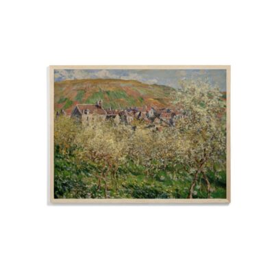 Plump Trees in Blossom Claude Monet Poster Frame