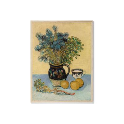 Poster Frame Still Life Majolica With Wildflowers Van Gogh