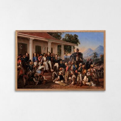 Poster The Arrest of Pangeran Diponegoro Art Print Raden Saleh 1857