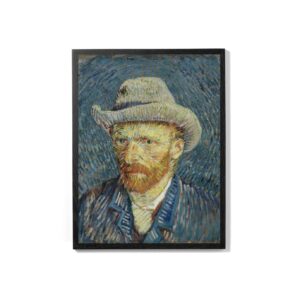 Print Poster Self-Portrait with Grey Felt Hat Van Gogh 1887