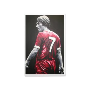 White Wooden Frame King Kenny Poster