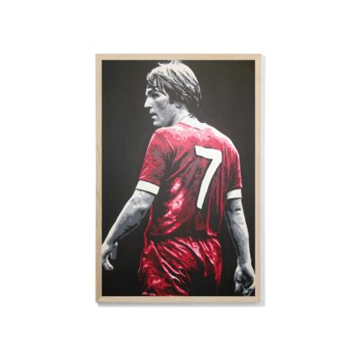 Wooden Frame Poster Print Liverpool FC King Kenny