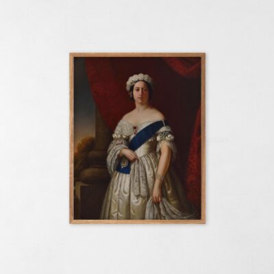 Poster Queen Victoria of England 1845 Alexander Melville Art Print