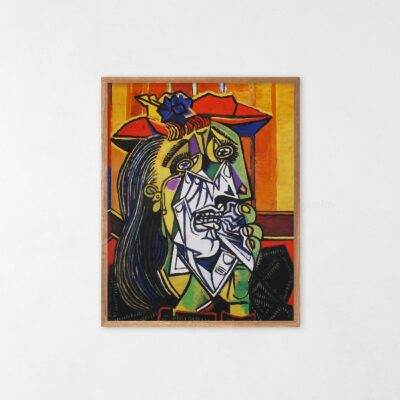 Art Print Poster Weeping Woman With Hat