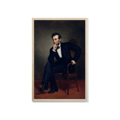 Abraham Lincoln Art Poster Alexander Healy