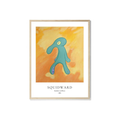 Squidward Handsome and Brave Museum Exhibition Poster Printable